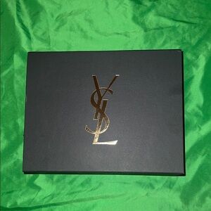 Yves Saint Laurent Black and Gold Large Accessory Box